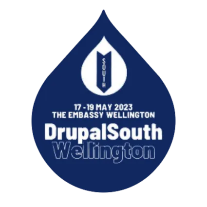 DrupalSouth Wellington 2023 logo